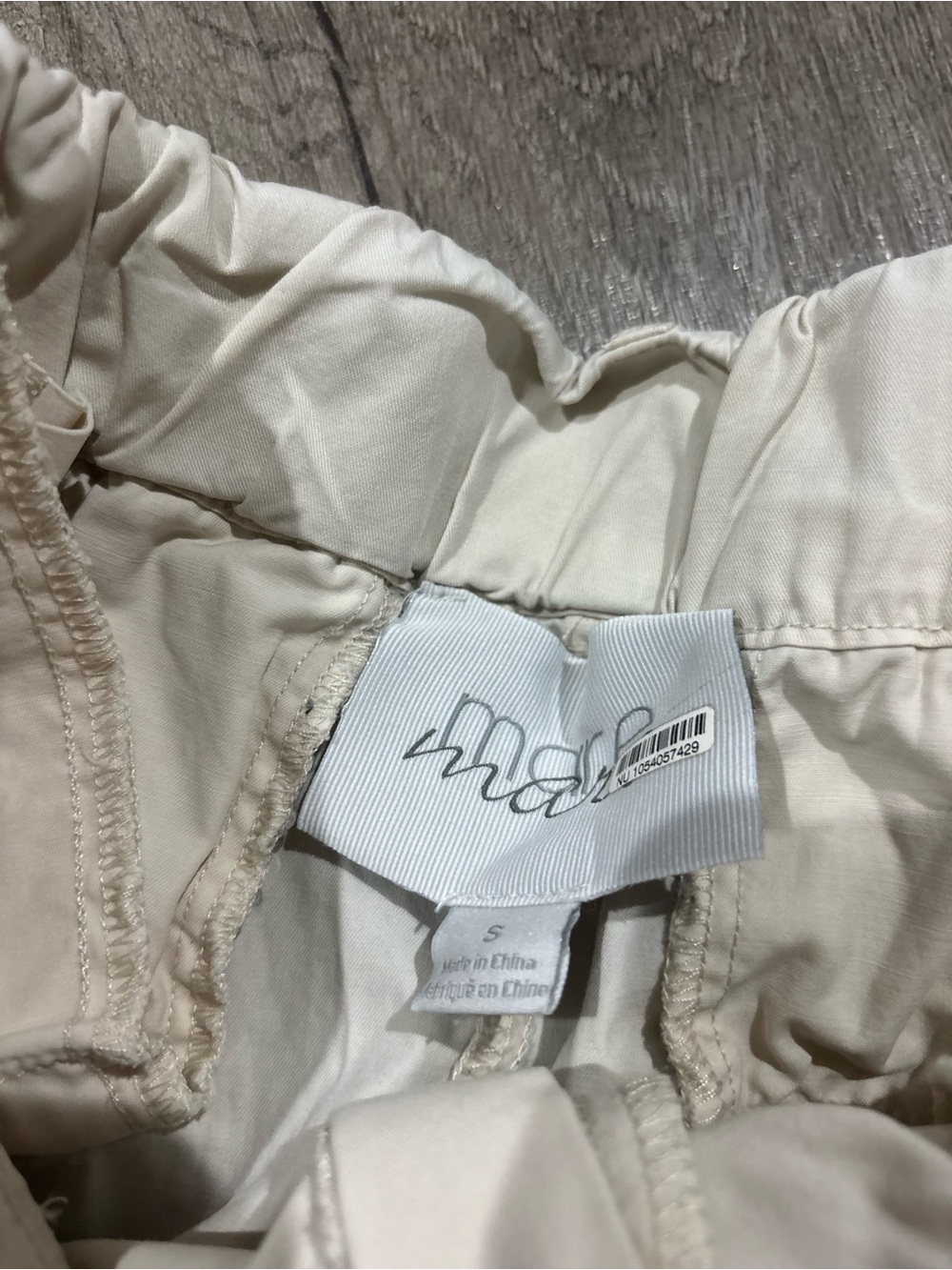 Anthropologie Mare Mare Curved-Hem Chino Pant Size Small - Picture 4 of 4